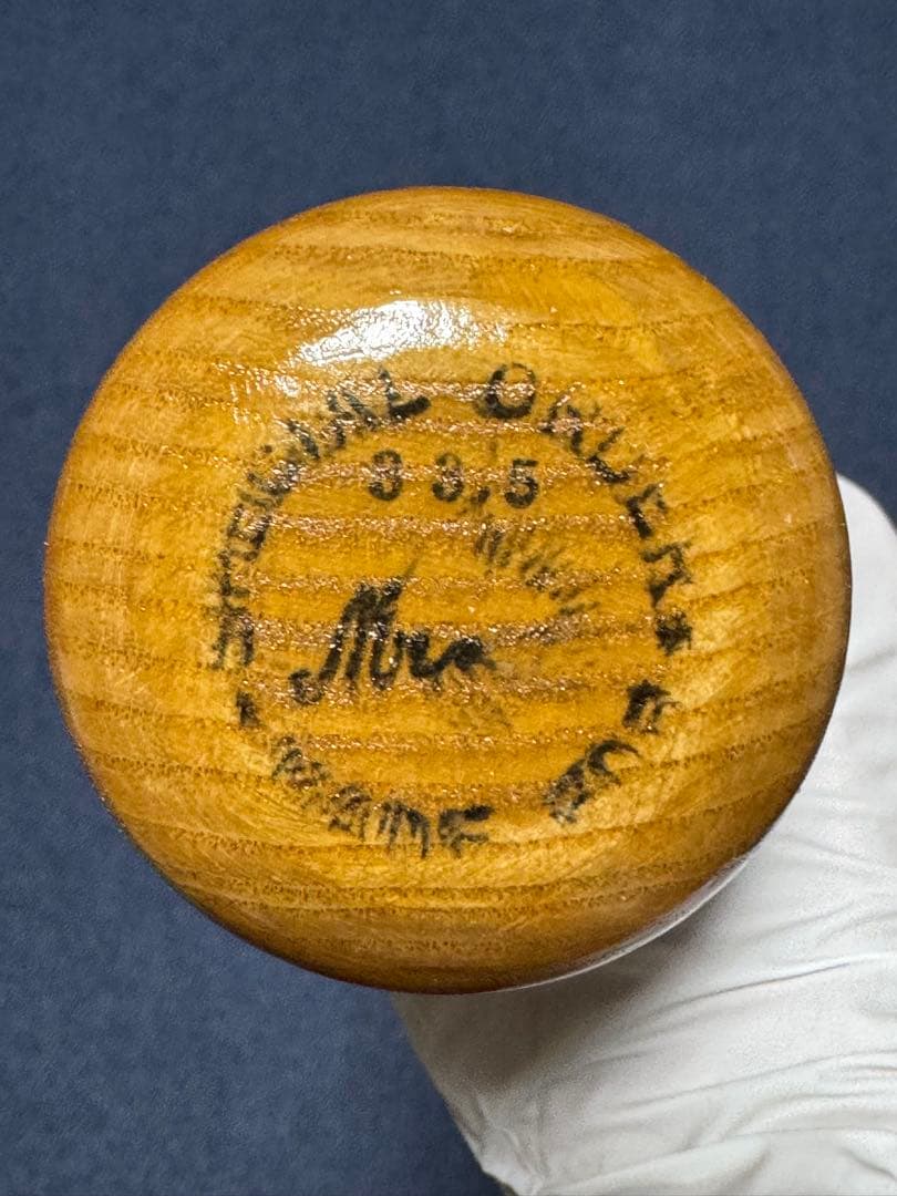 希少品 ジュン・イシイ製 硬式用圧縮バット 王貞治選手使用モデル