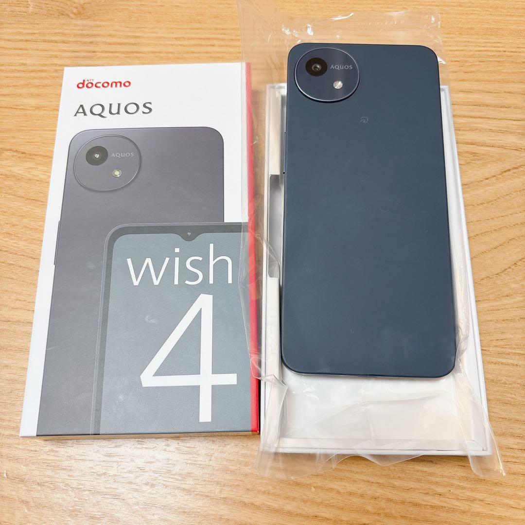 【使用2週間】docomo AQUOS wish4 SH-52E ブラック 本体