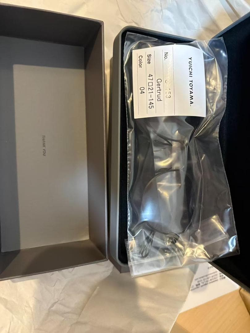 新品未使用 YUICHI TOYAMA Gertrud マットブラック