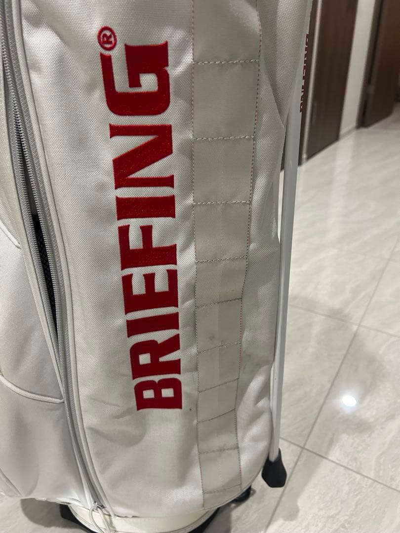BRIEFING キャディバッグ ホワイト