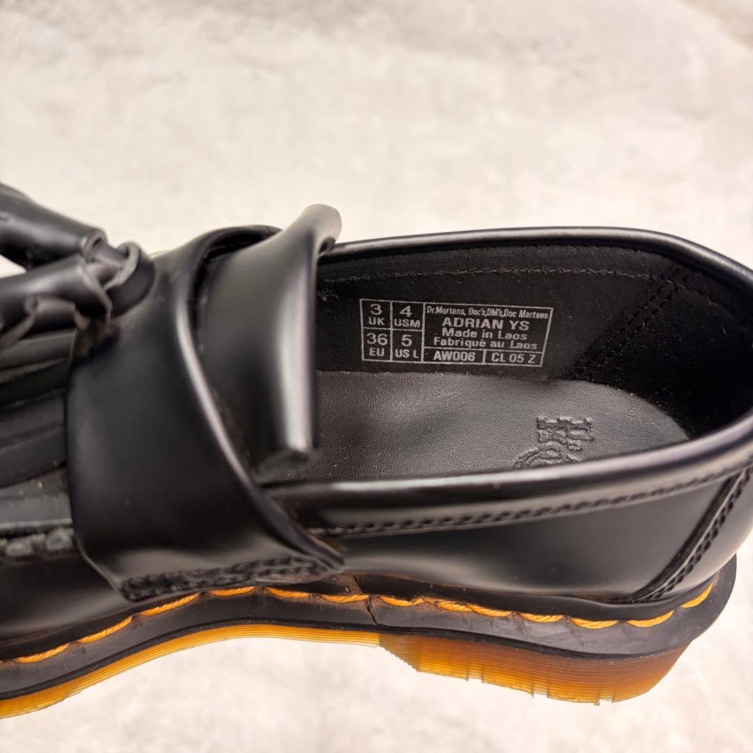 美品✨ドクターマーチン　ADRIAN ブラック　タッセルローファー22cm