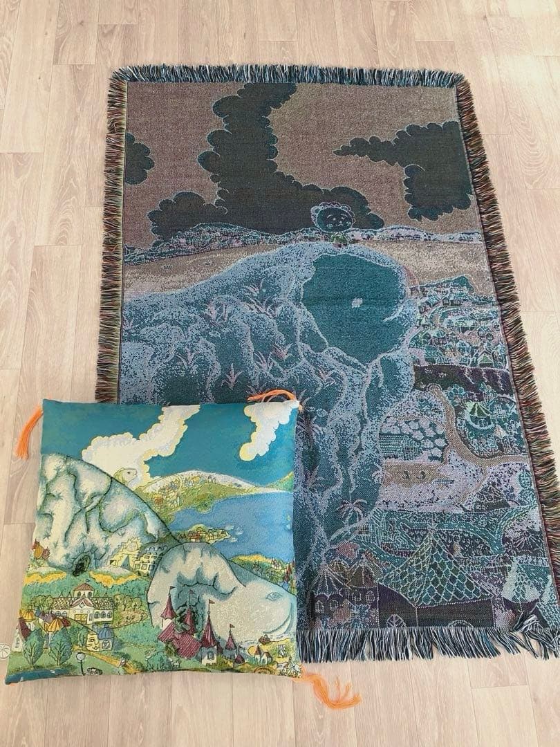 スタジオクリップ×コジコジ/ジャガード ブランケットと座布団のセット