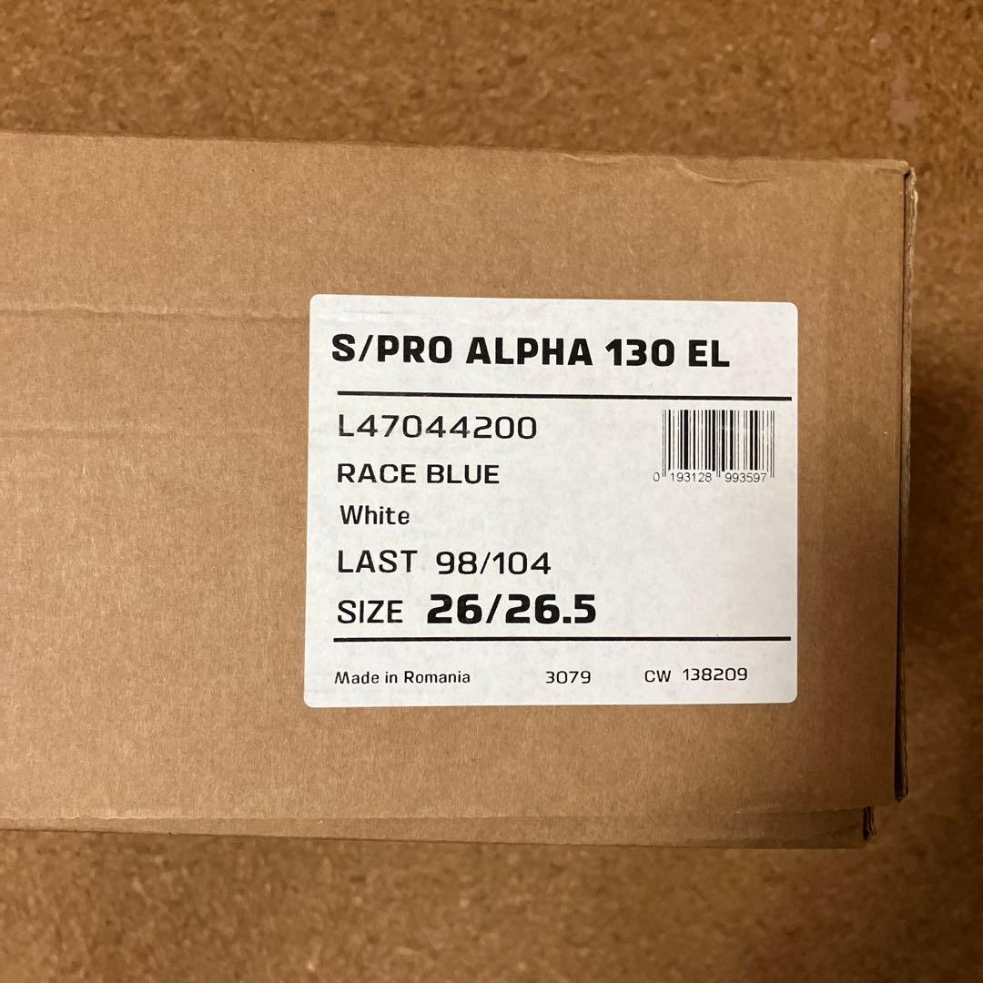SALOMON ALPHA 130 ブーツ 26.5 シダスのインソール付