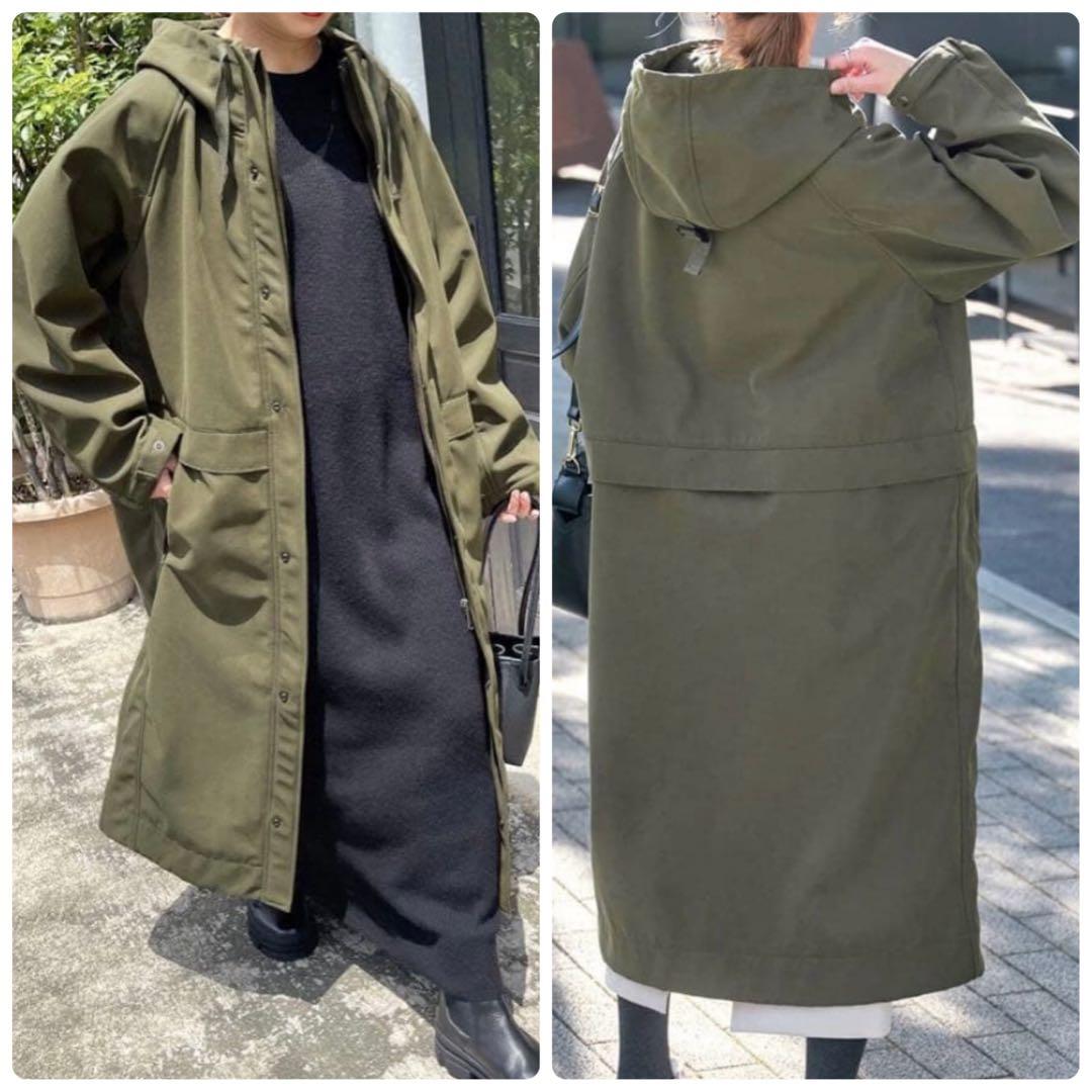 ✨美品✨Spick&Span ボンディングフードデッドコート 2023AW