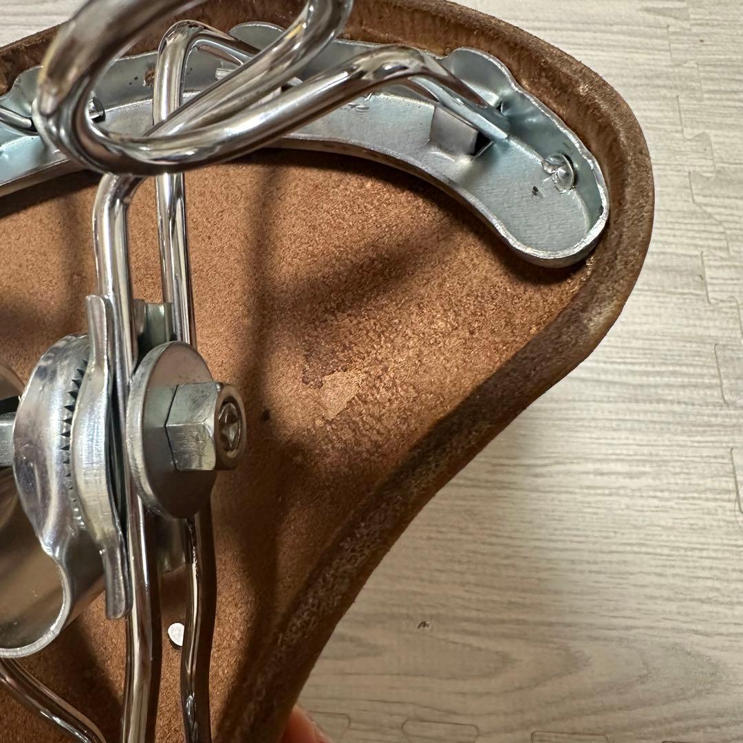 ①カシマ PALACE 革 サドル 自転車 - メルカリ