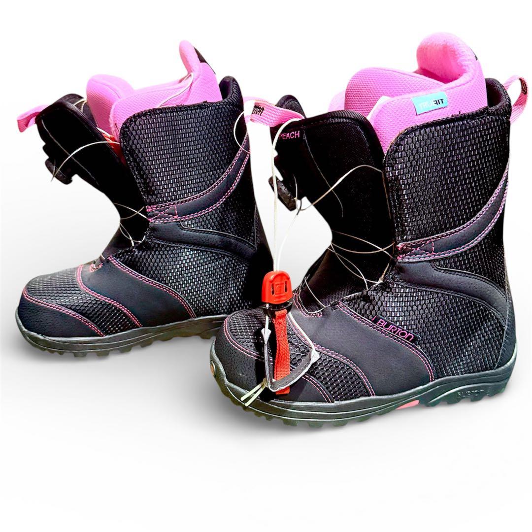 【美品】BURTON PEACH BOA スノボブーツ 23.5cm レディース