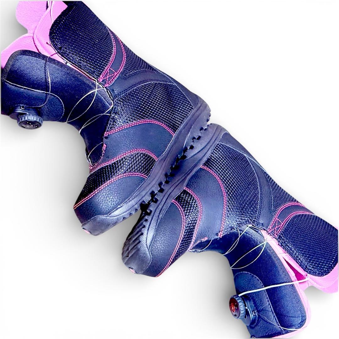 【美品】BURTON PEACH BOA スノボブーツ 23.5cm レディース