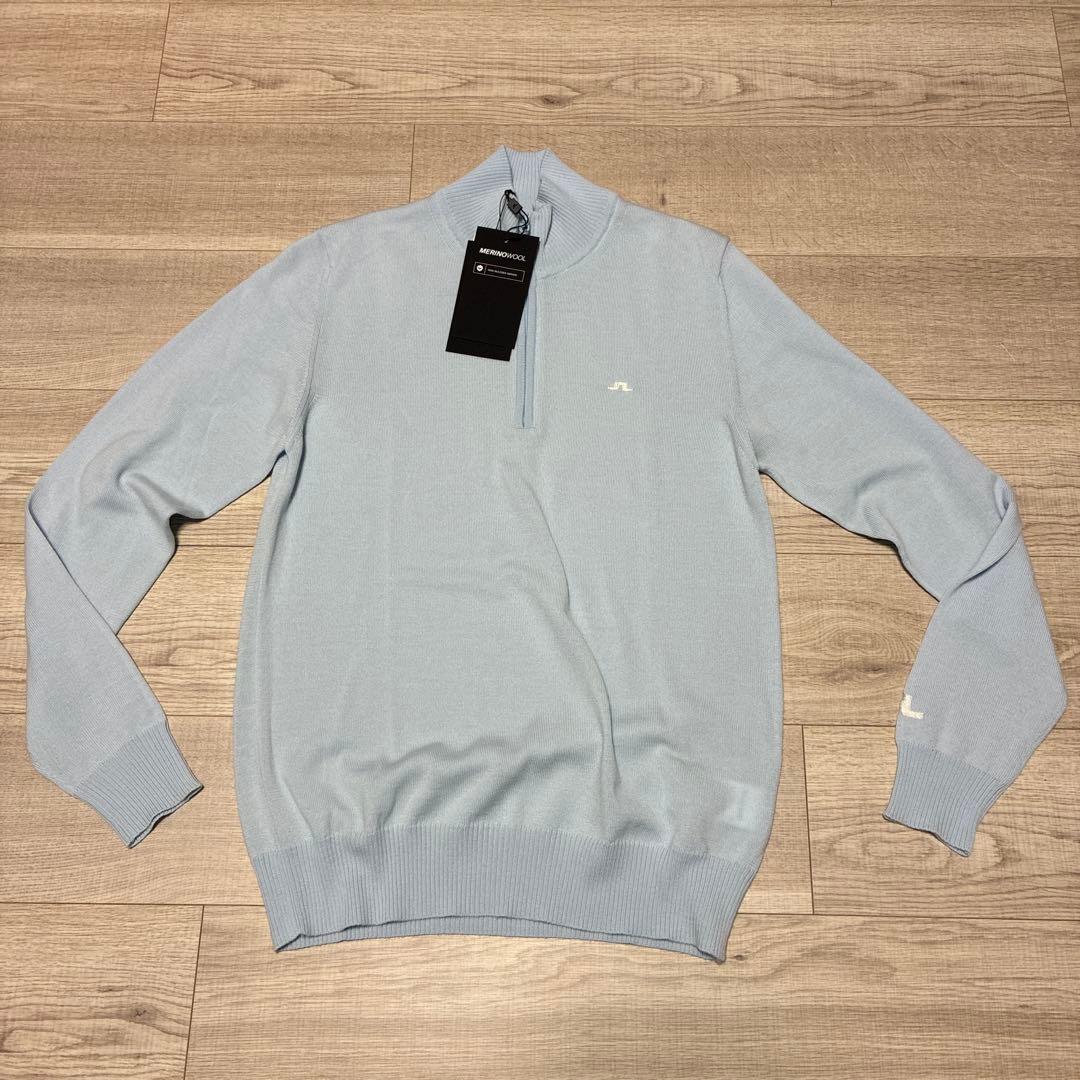 定価3万未使用 jリンドバーグ Kian zipped セーター ハーフジップS