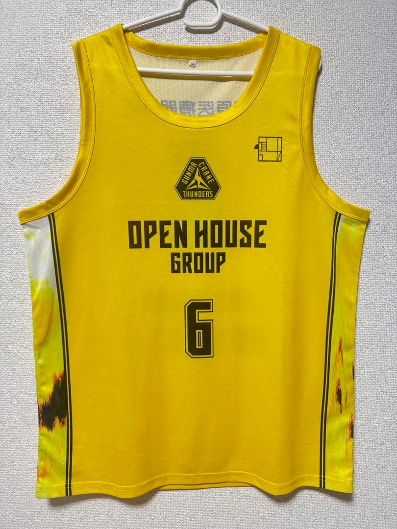 群馬クレインサンダーズ 中村拓人選手 イエローユニフォーム - メルカリ