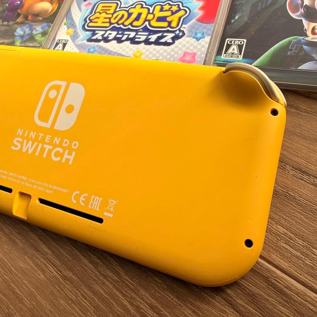 Nintendo Switch Lite イエロー + ゲーム３本