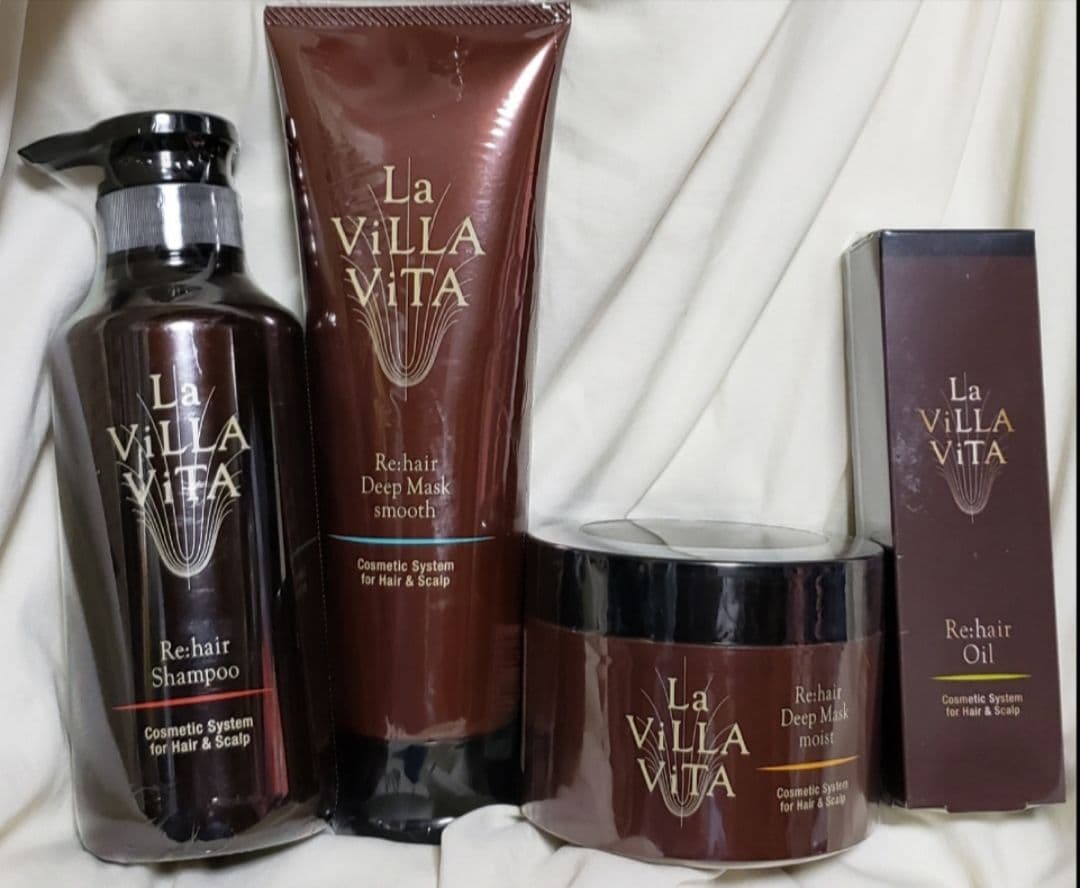 ラ・ヴィラ・ヴィータ LA villa vita シャンプー マスク オイル4点