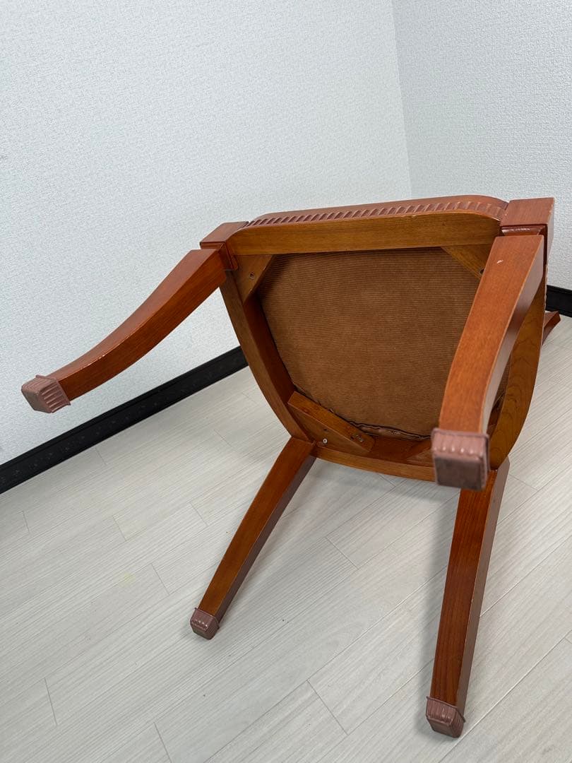 （3/6）英国 アンティーク YAZHEN ダイニングチェア 食卓椅子 ※i4※