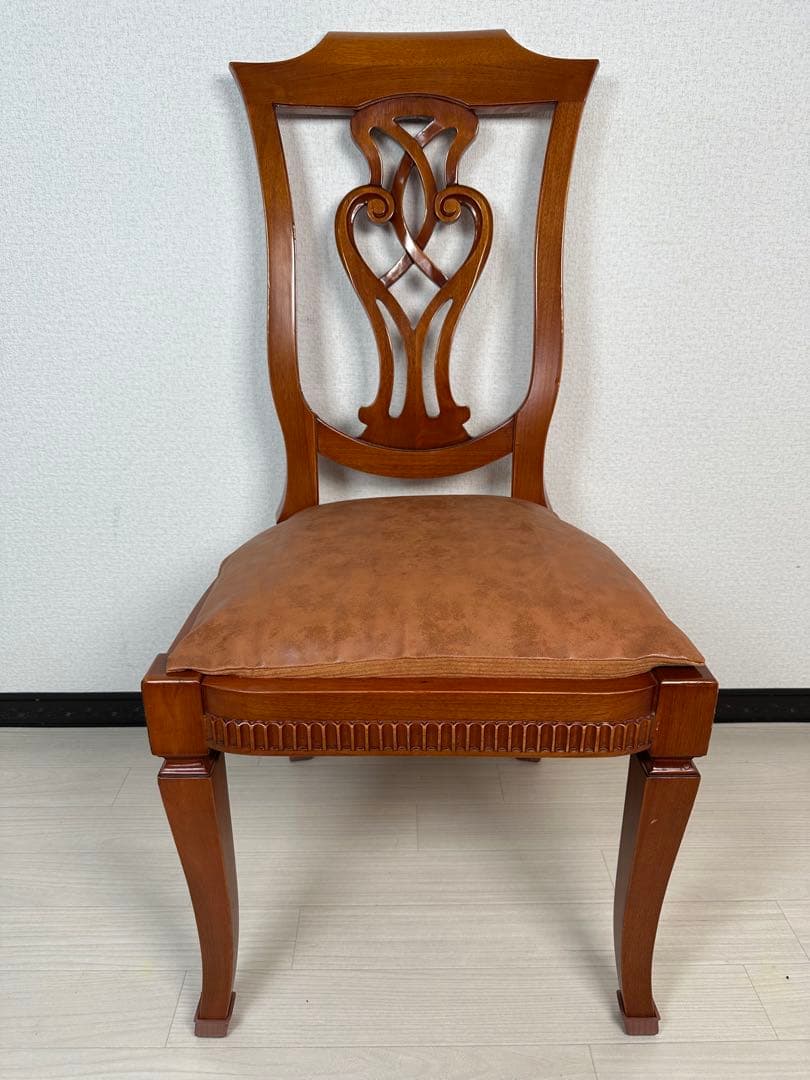 （3/6）英国 アンティーク YAZHEN ダイニングチェア 食卓椅子 ※i4※