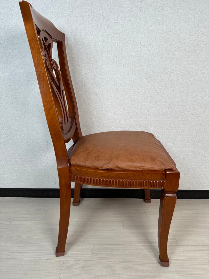 （3/6）英国 アンティーク YAZHEN ダイニングチェア 食卓椅子 ※i4※