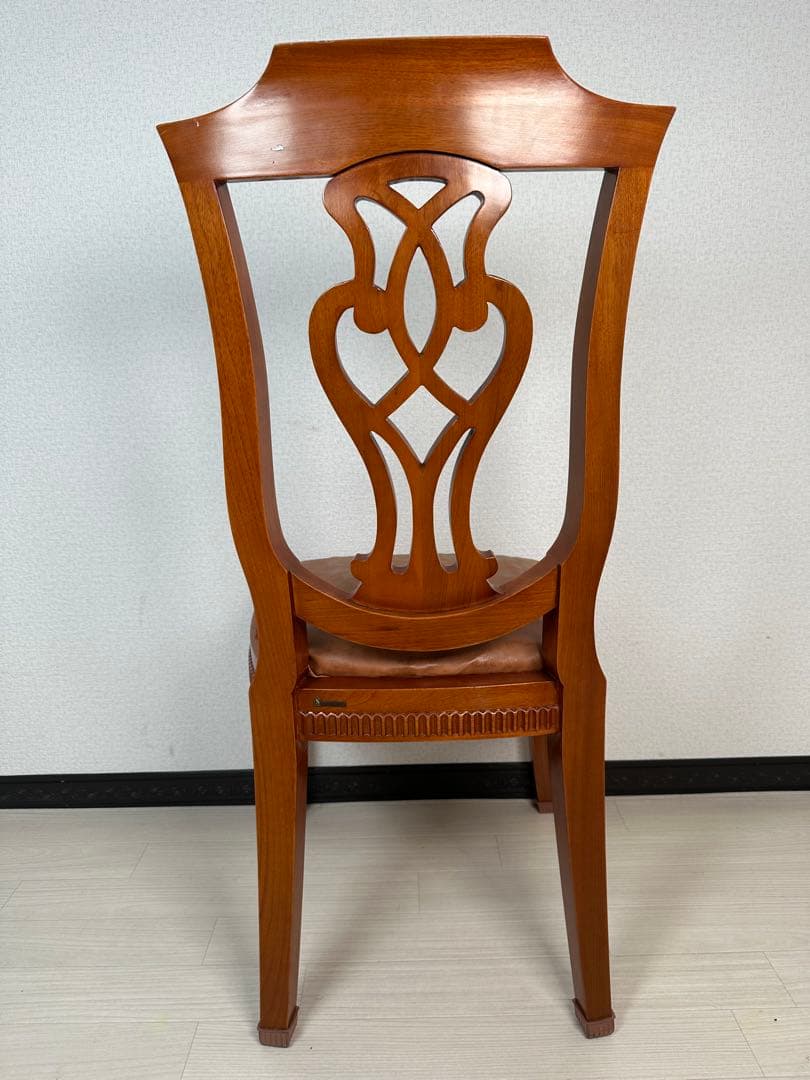 （3/6）英国 アンティーク YAZHEN ダイニングチェア 食卓椅子 ※i4※