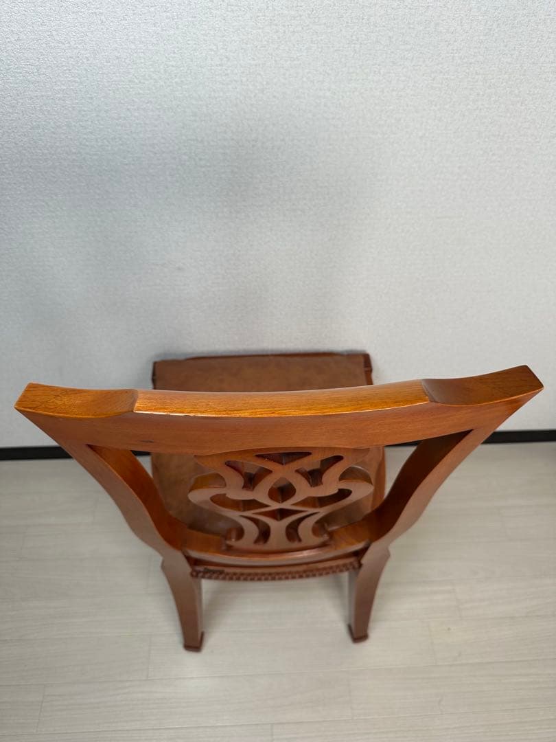 （3/6）英国 アンティーク YAZHEN ダイニングチェア 食卓椅子 ※i4※