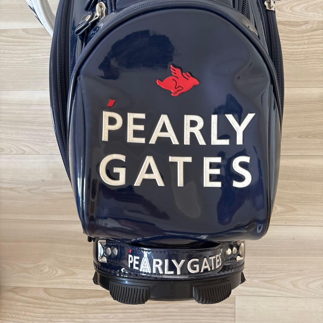 パーリーゲイツ キャディ バッグ トーナメントモデル 紺 ネイビー