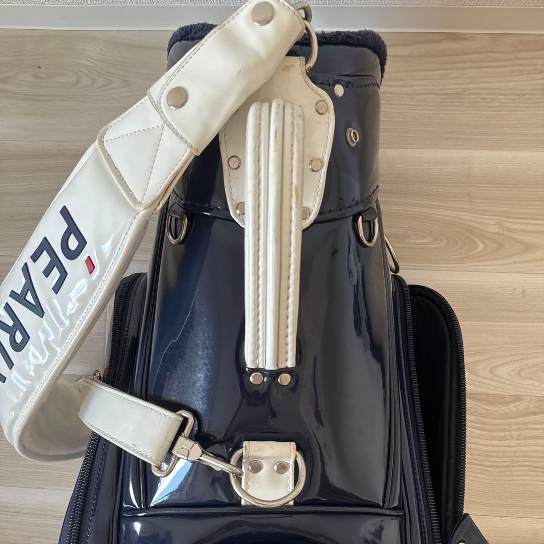 パーリーゲイツ キャディ バッグ トーナメントモデル 紺 ネイビー