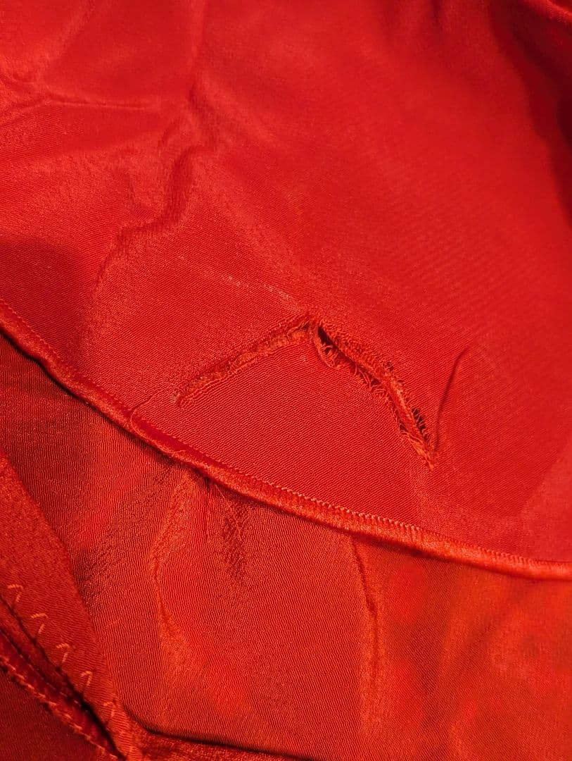 フラメンコ 衣装 ワンピース セビリア スペイン製 M〜L 赤