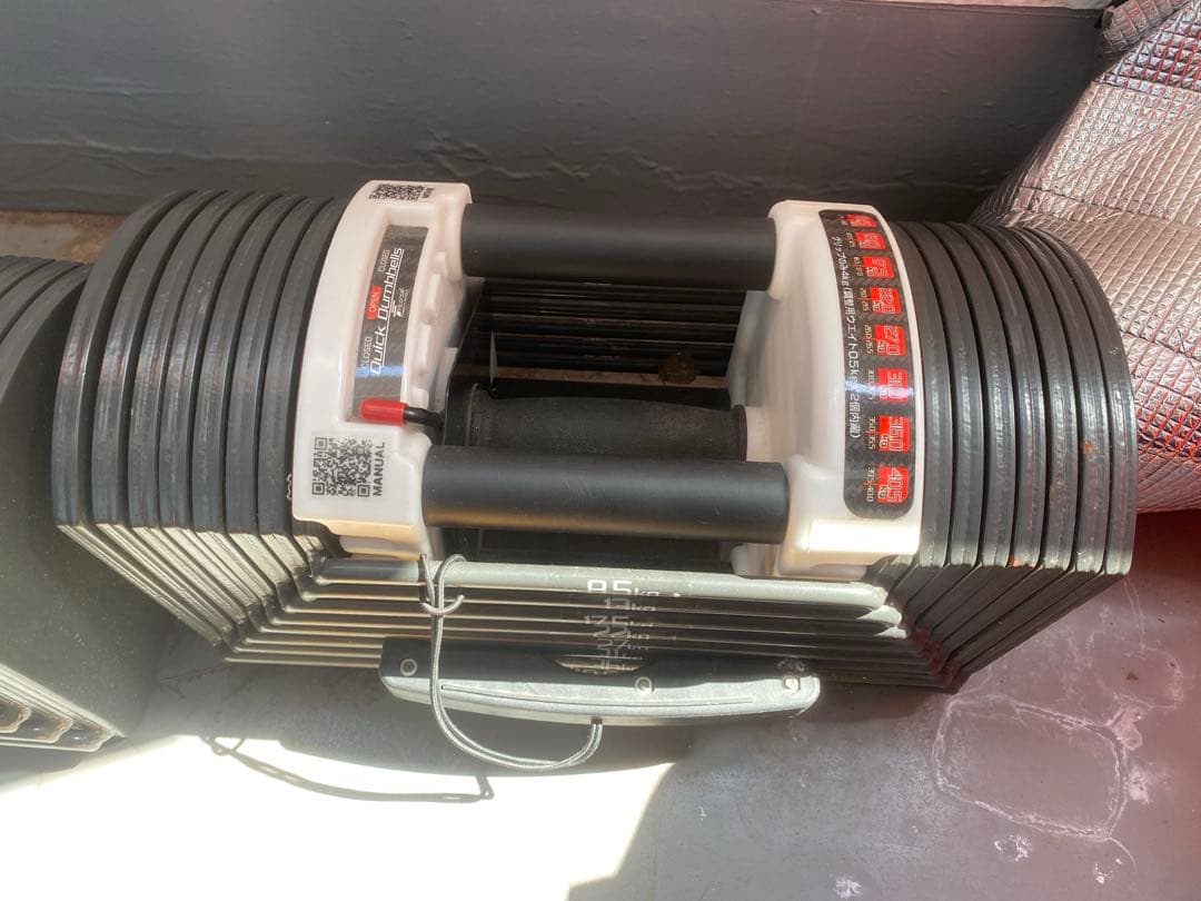 FIELDOOR 可変式 クイックダンベル 片方最大40.5kg②