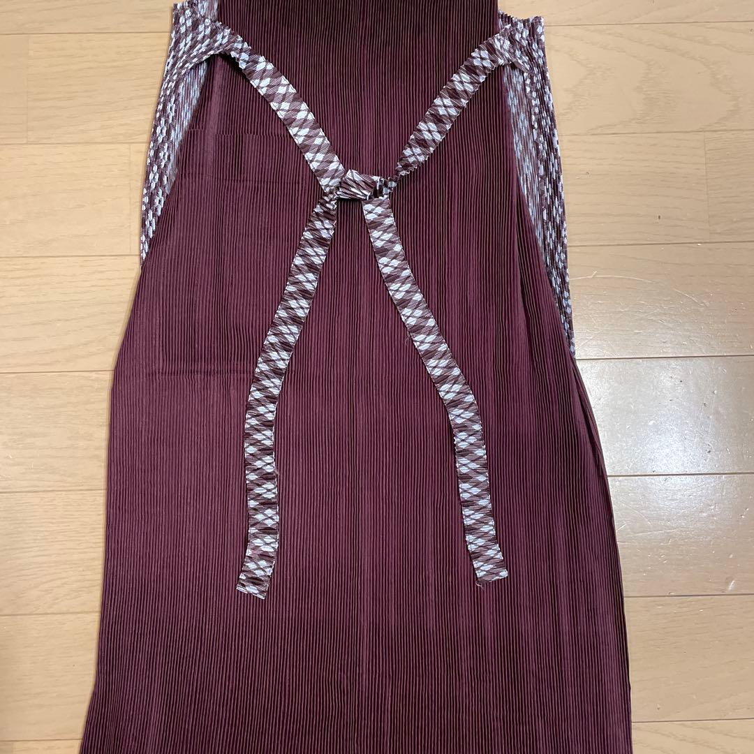 improduct イッセイミヤケ プリーツ エプロンバイカラー 2way