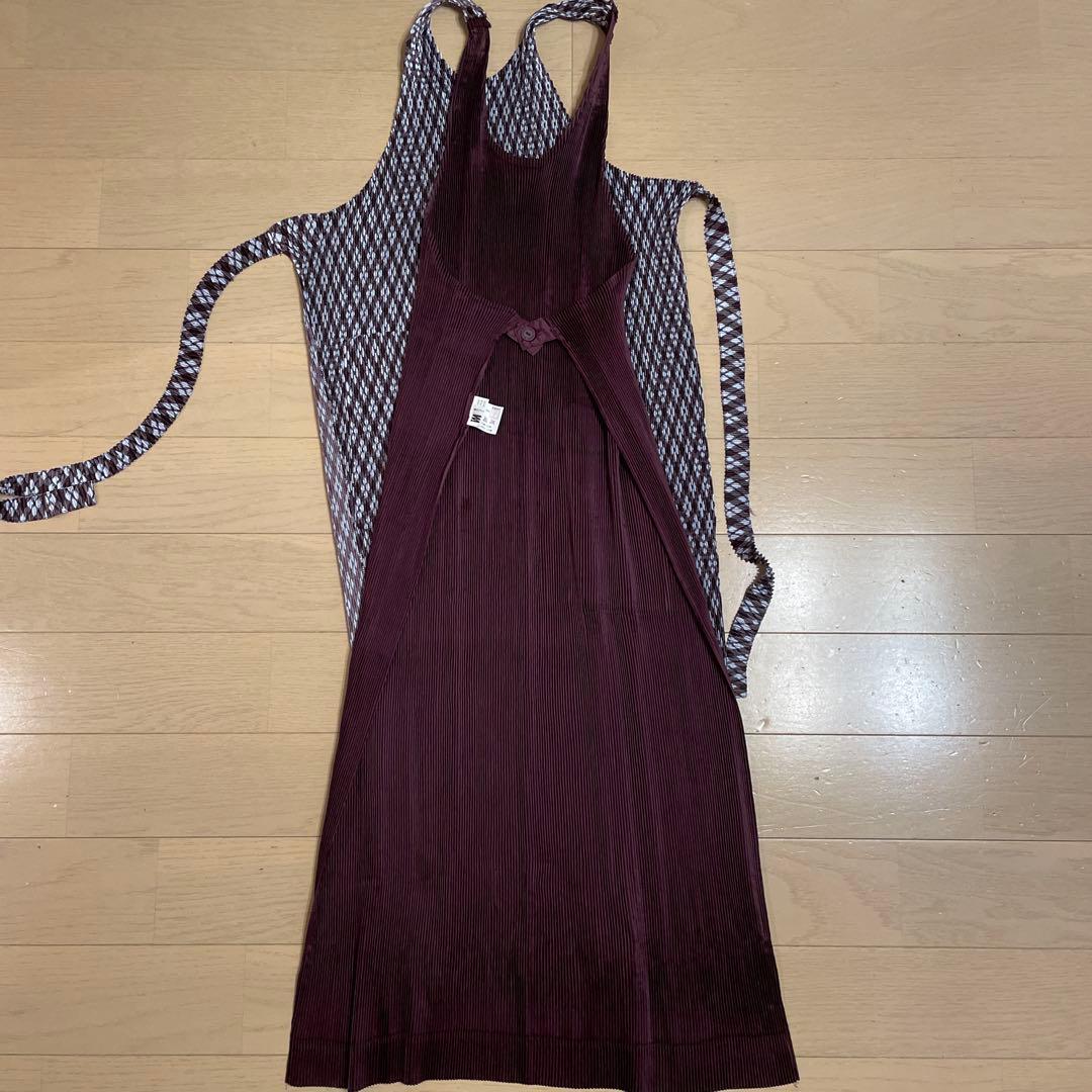 improduct イッセイミヤケ プリーツ エプロンバイカラー 2way