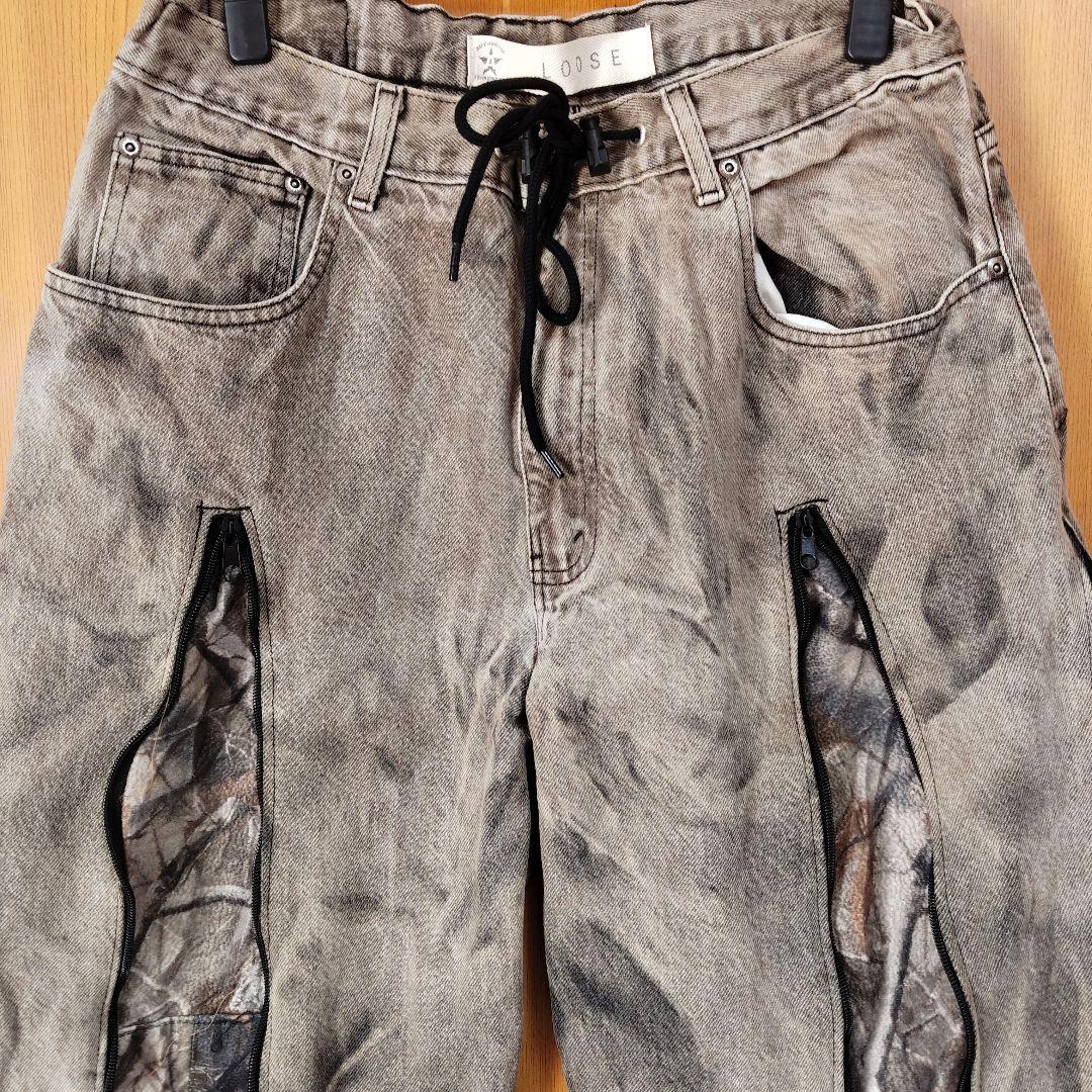 再構築 リアルツリー リメイクデニムパンツ