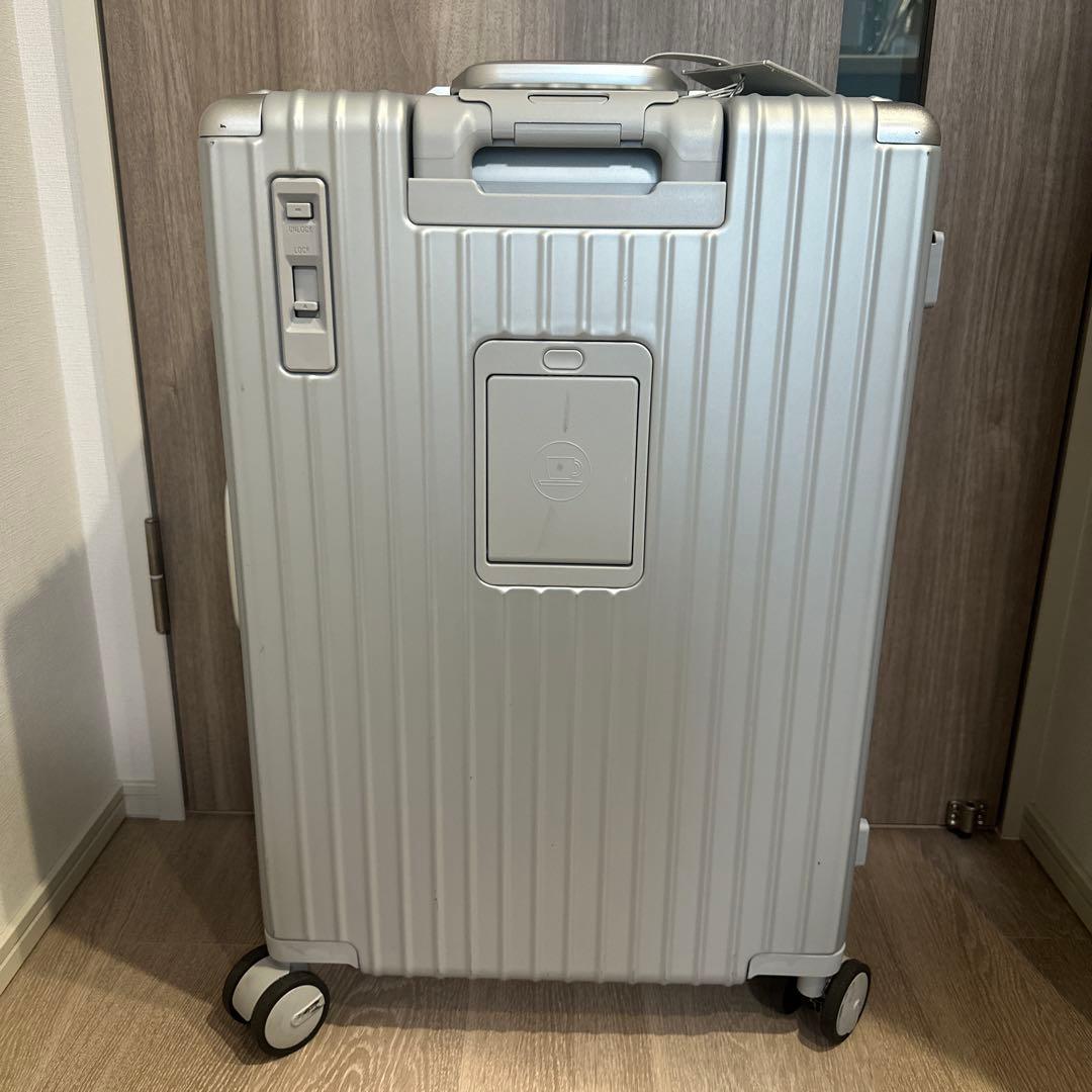 Libetee スーツケース Mサイズ マットシルバー