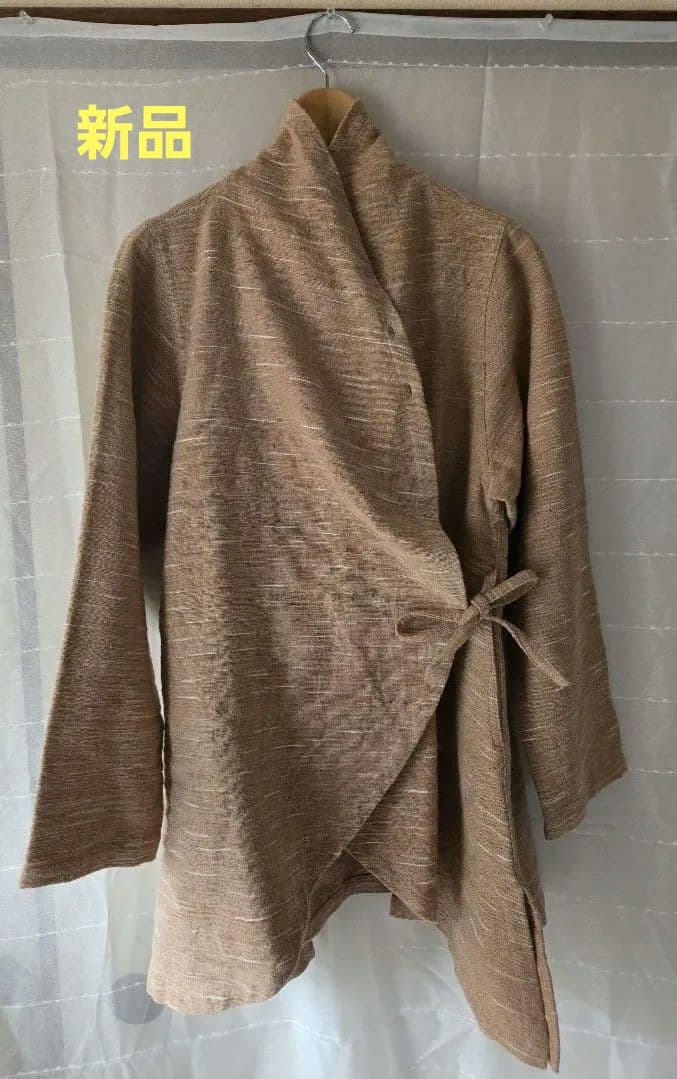 usato うさと麻ポンチョ風羽織り