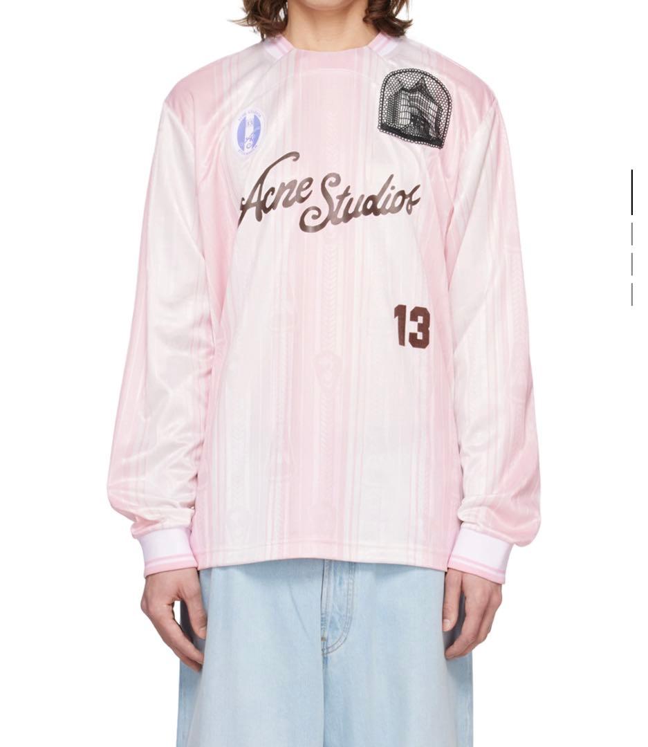 acne studios ロゴ ロングスリーブTシャツ ゲームシャツ XL - メルカリ