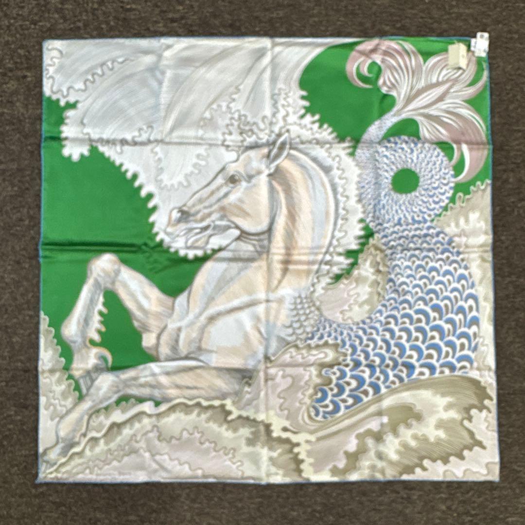 エルメス カレ90 スカーフ CHEVAL SIRENE リバーシブル 馬 - メルカリ