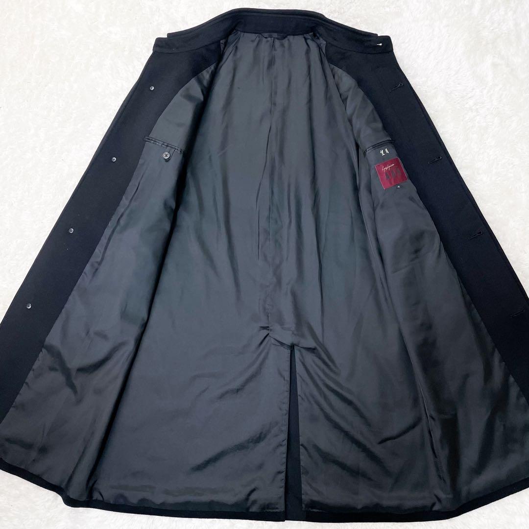 極美品 ヨウジヤマモト×ダーバン カシミヤ100% ステンカラーコート L相当