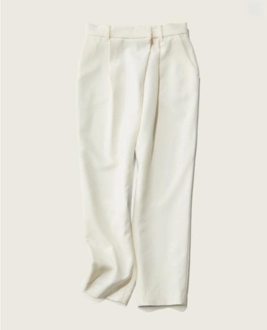 【SOEJU ソージュ】　タックパンツ オフホワイト M