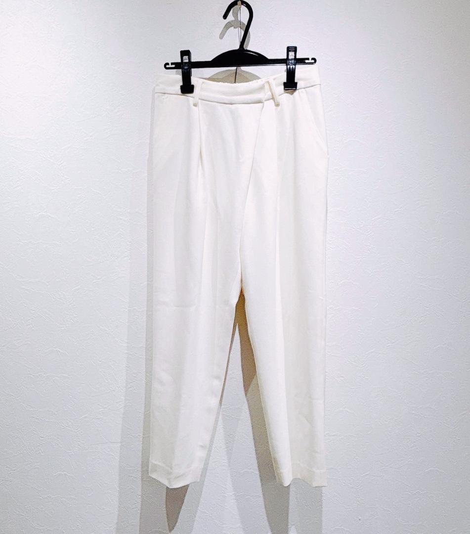 【SOEJU ソージュ】　タックパンツ オフホワイト M