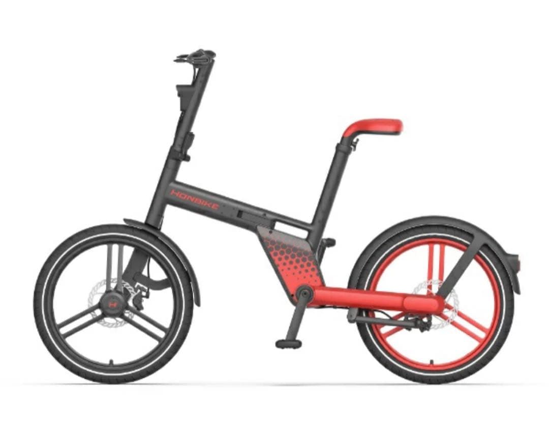 jazzy3104様専用】HONBIKE/折りたたみ自転車/黒＆赤/ - メルカリ