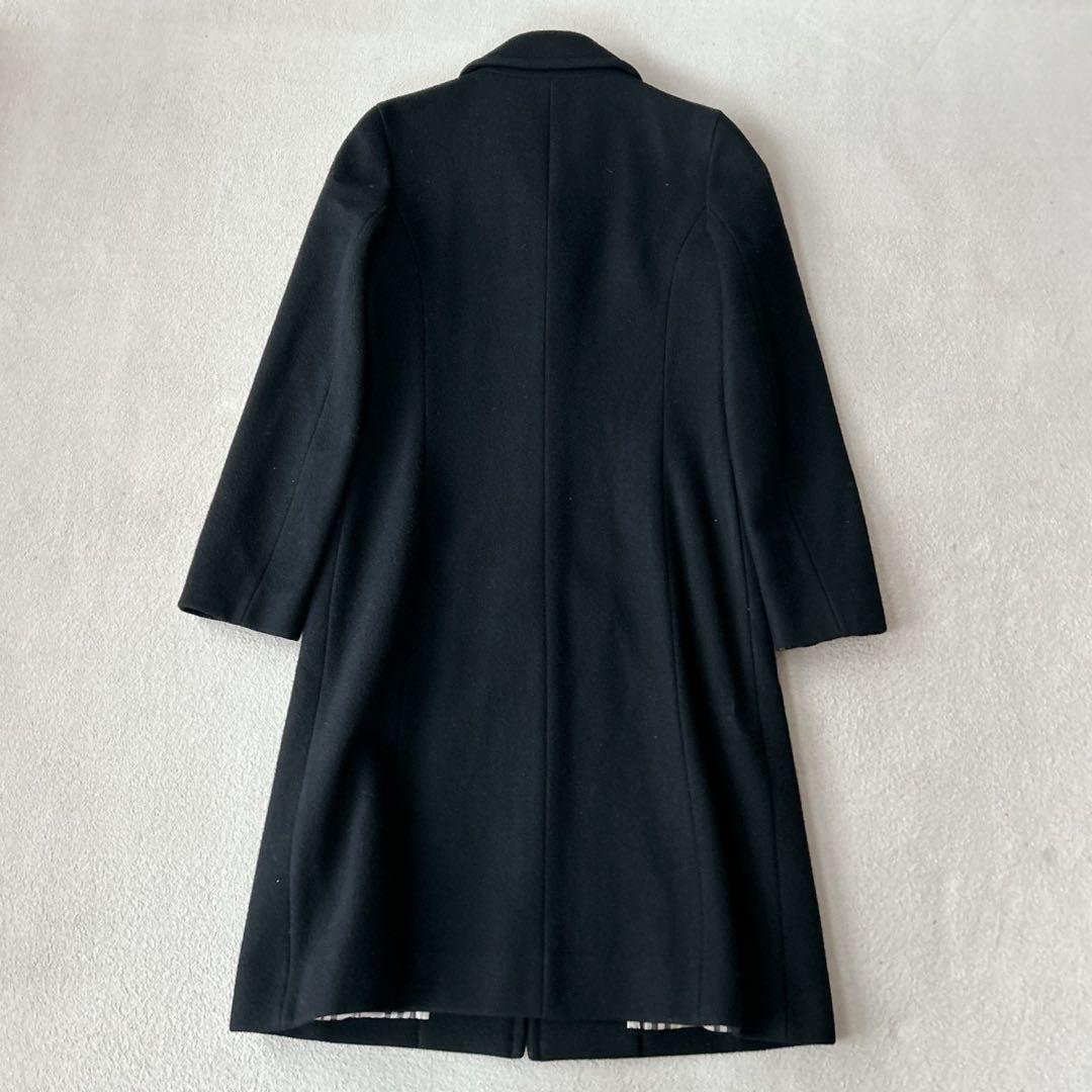 美品✨バーバリーブルーレーベル ロングコート 裏地ノバチェック