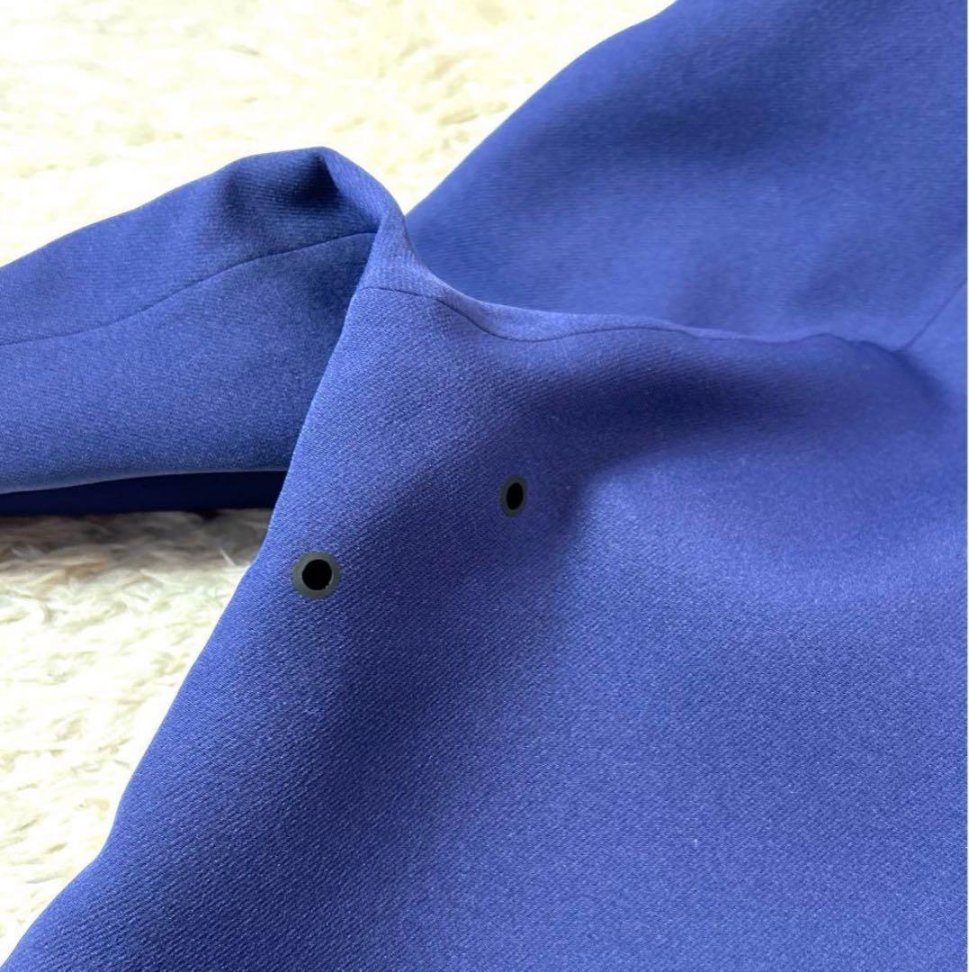 【極美品】TOMORROWLAND ロングチェスターコート 無縫製 ブルー L