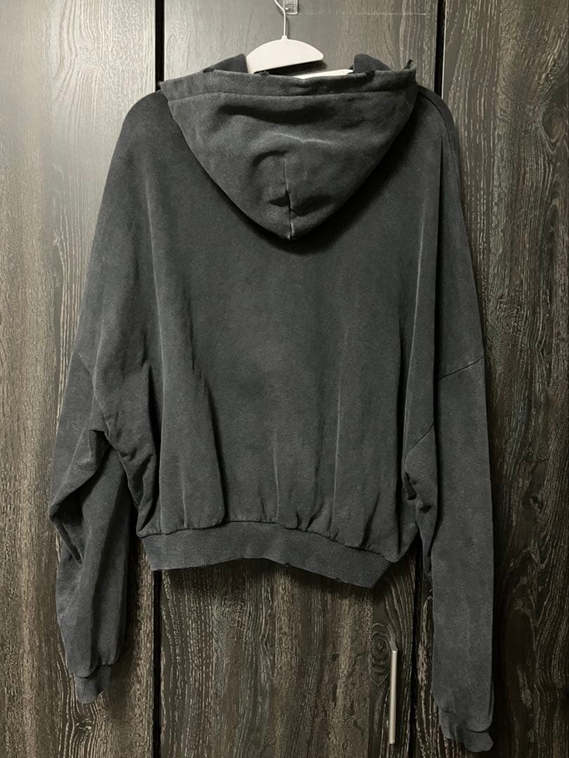 トップス LYFT VINTAGE SWEAT ZIP-UP HOODIE - BLACK