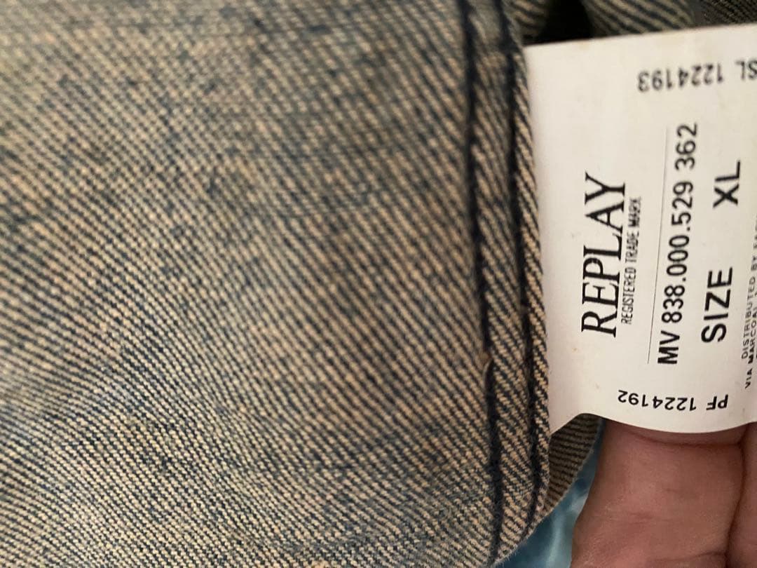 REPLAY BLUE JEANS デニムジャケット　　サイズ(ＸＬ)