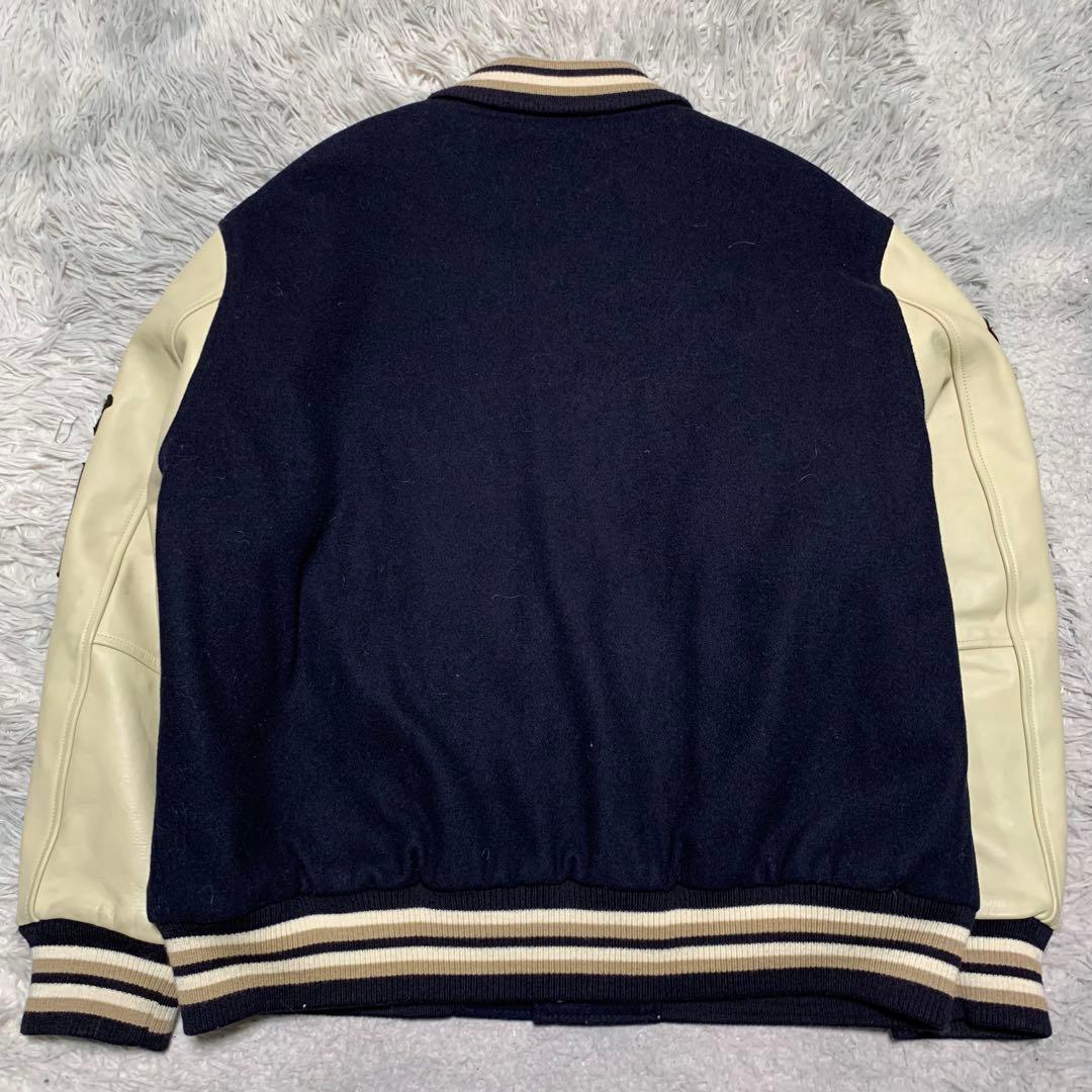 希少 4L McGREGOR マックレガー スタジャン ブルゾン 袖レザー