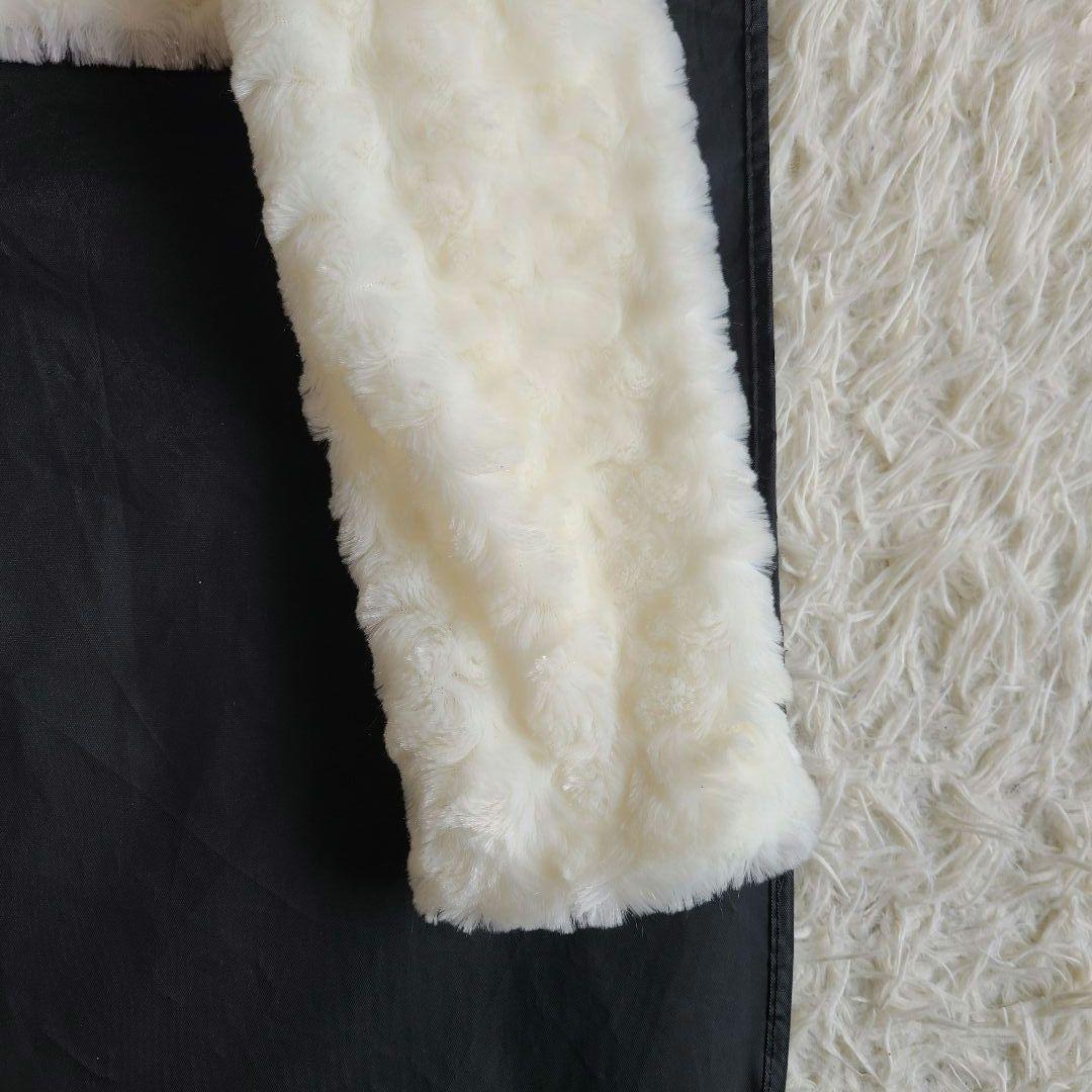 美品✨リズリサ ボアコート ワンピース 2点セット フリル チュール リボン