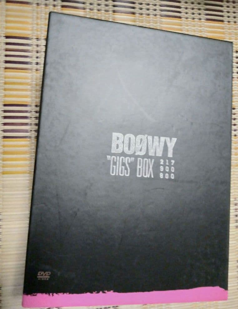 BOØWY \"GIGS\" BOX 20周年記念