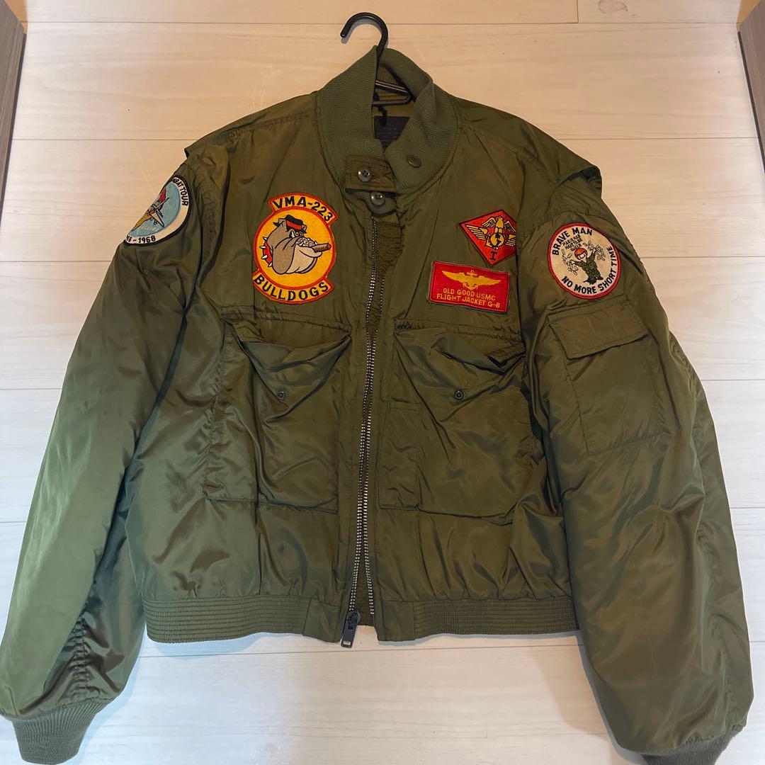 g-8 WEP ヴィンテージ ジャケット Lミリタリー アメカジ ma-1