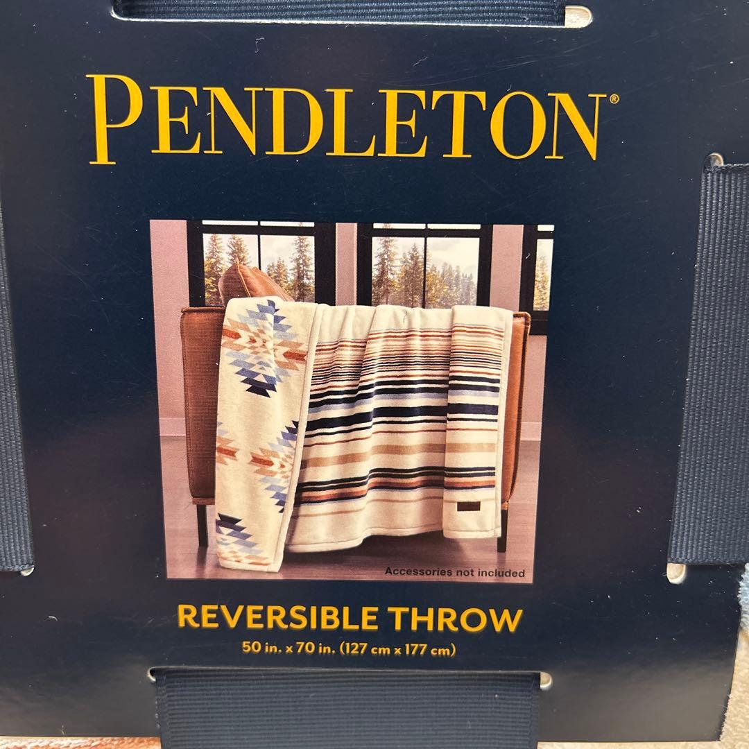 ペンドルトン　PENDLETONリバーシブルブランケット毛布　ひざ掛け2枚セット