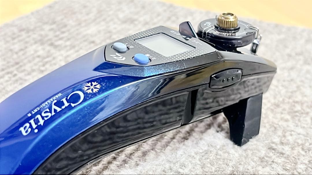 クリスティア ワカサギ CRT R ソリッドブラック/ブルーグラデーション