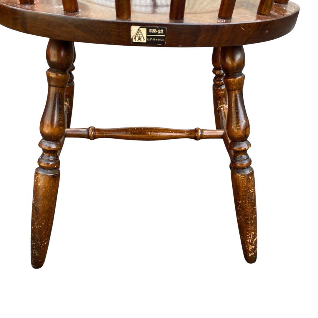 飛騨産業 ヒダダイネット ダイニングチェア ヴィンテージ　ウィンザーチェア　a