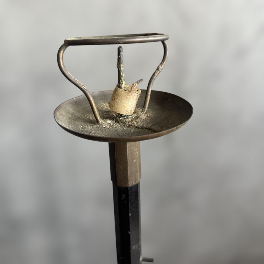 ヴィンテージ　燭台金属製キャンドルスタンド 2本セット