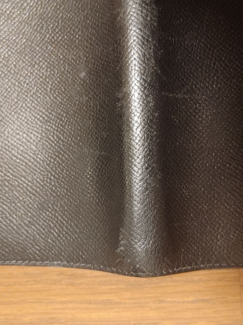 HERMES　エルメス 手帳カバー ヴォーエプソン 黒