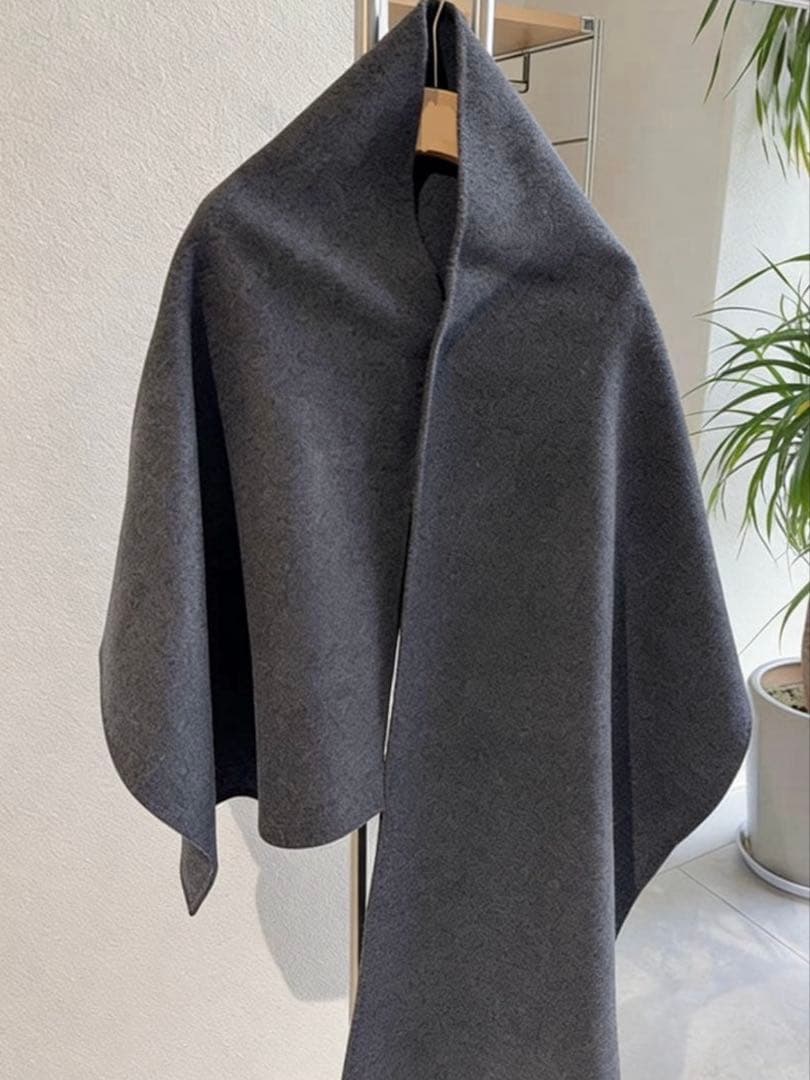 最新ファッション - digne ディニュ throw shawl coat グレー