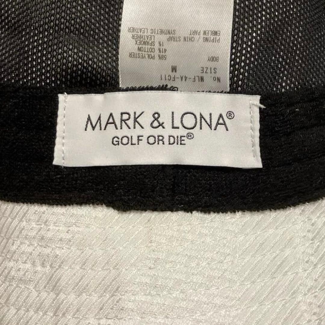 Mark&Lona スカル刺繍 バケットハット ホワイト